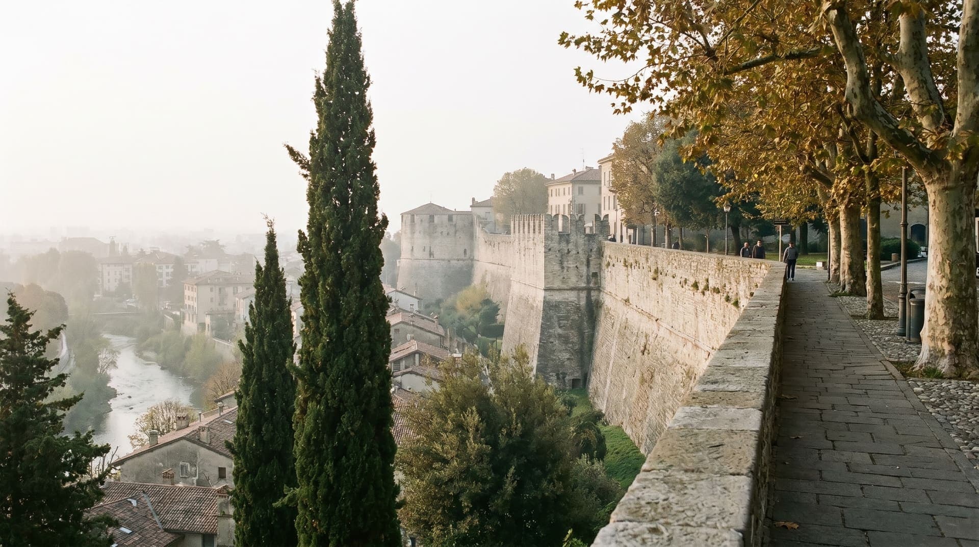 Bergamo, Italy, editorial landmark