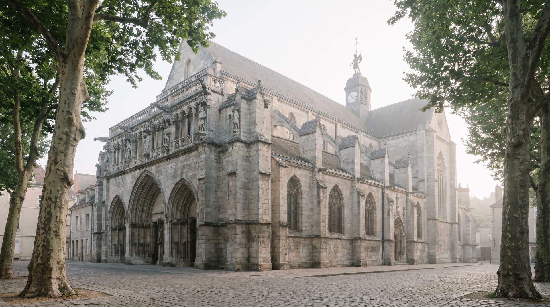 Dijon, France, editorial landmark