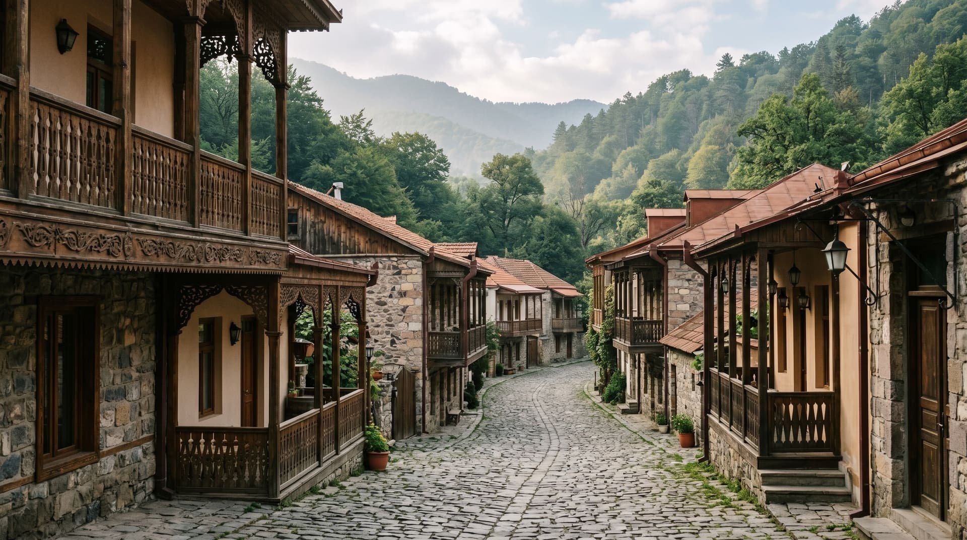 Dilijan, Armenia, editorial landmark