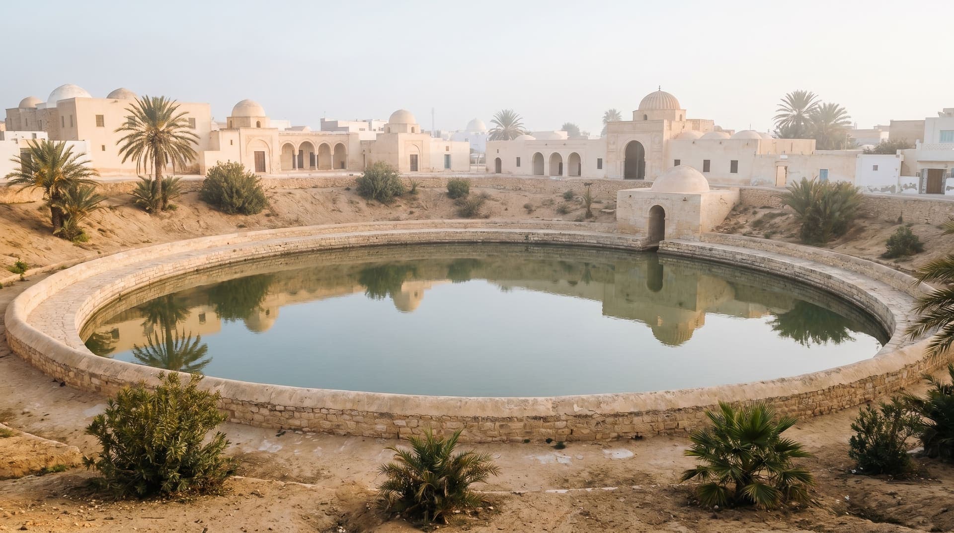 Kairouan, Tunisia, editorial landmark