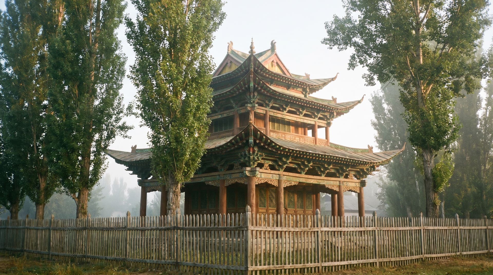Karakol, Kyrgyzstan, editorial landmark