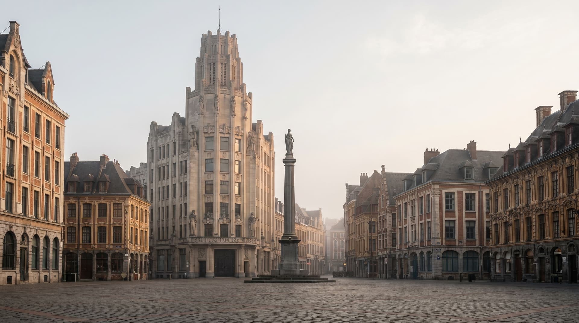 Lille, France, editorial landmark