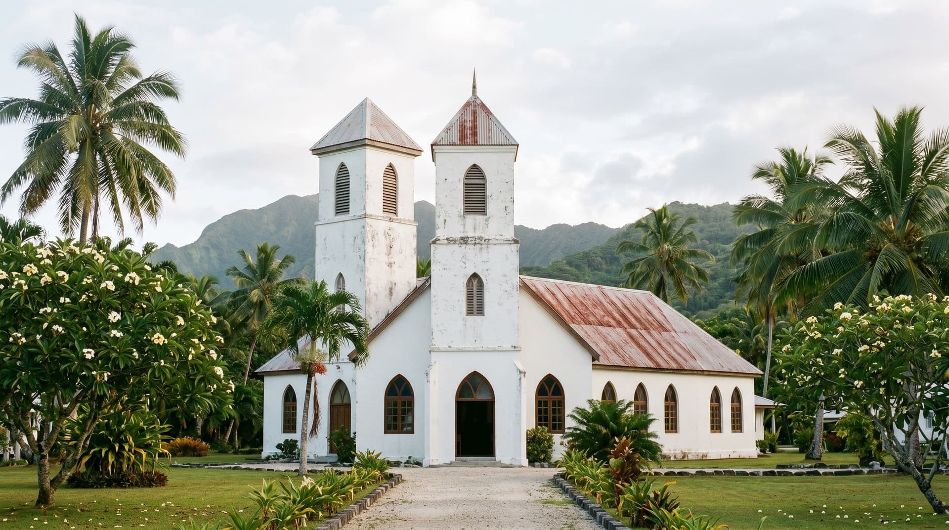 Rarotonga, Cook Islands, editorial landmark