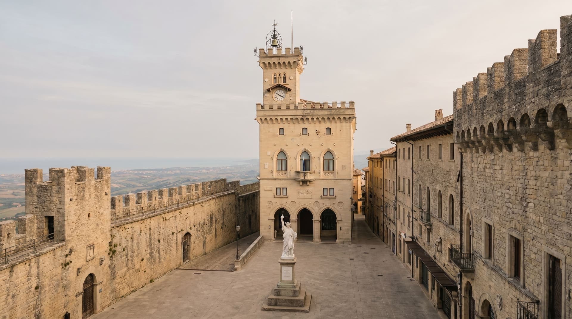 San Marino, San Marino, editorial landmark