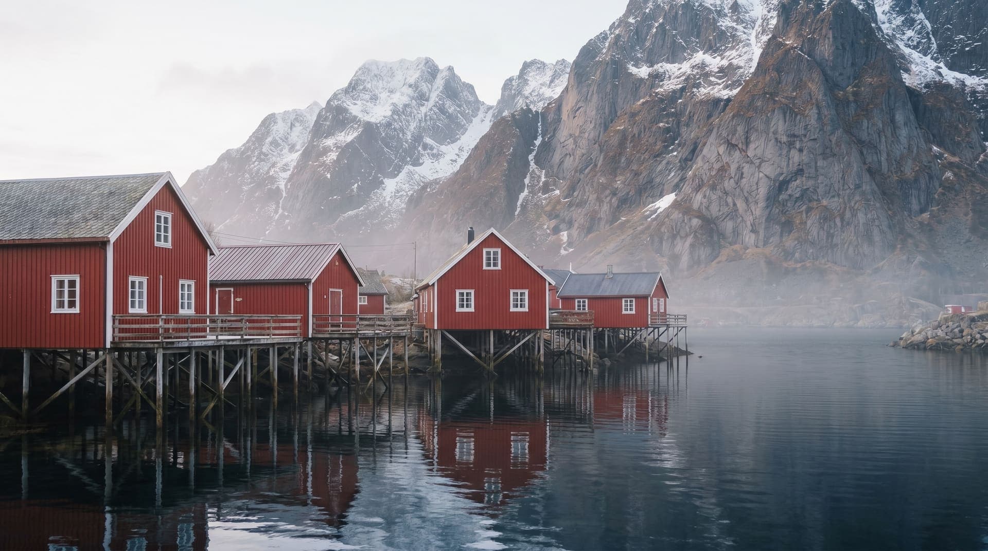 Svolvaer, Norway, editorial landmark