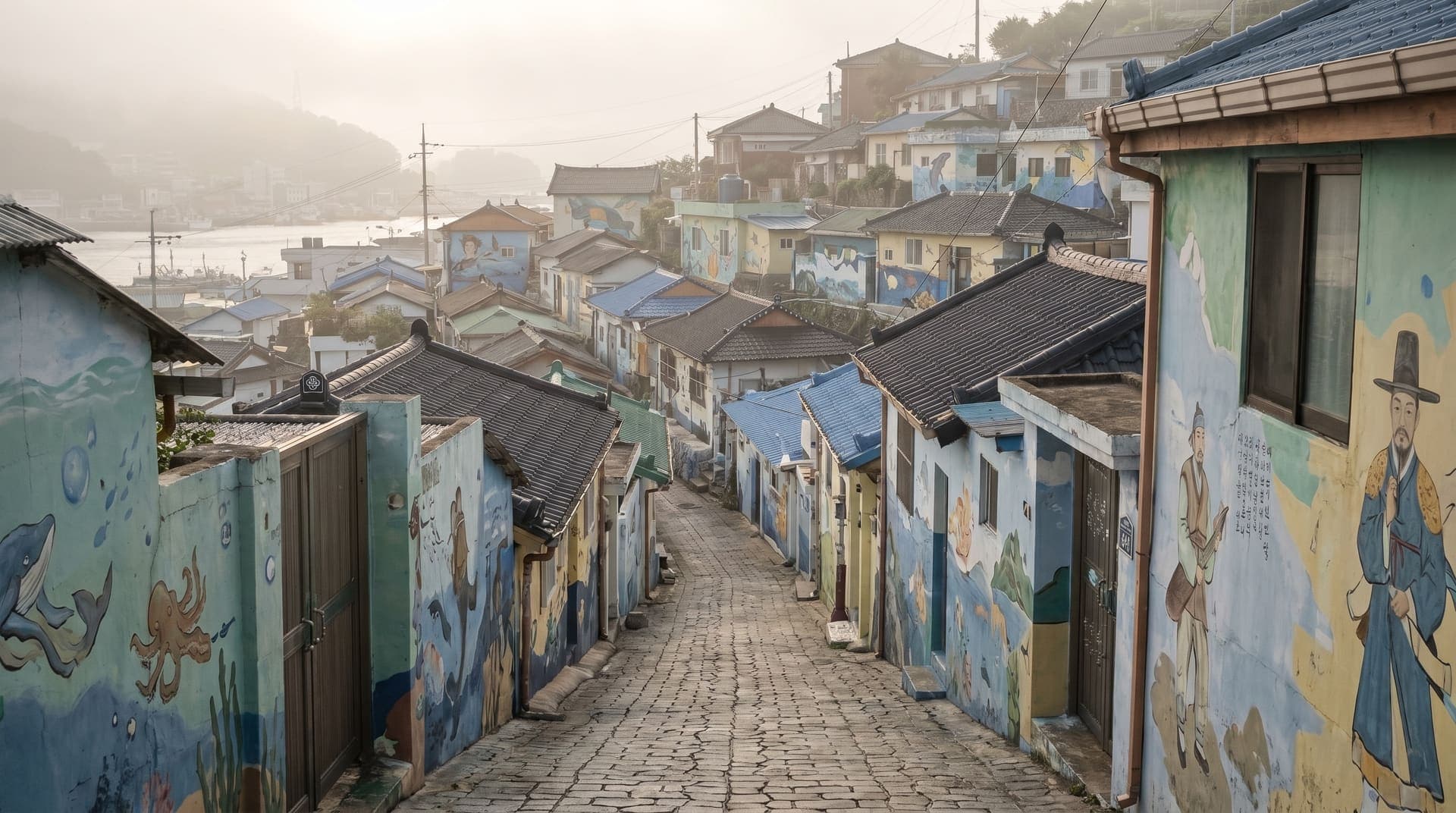 Tongyeong, South Korea, editorial landmark