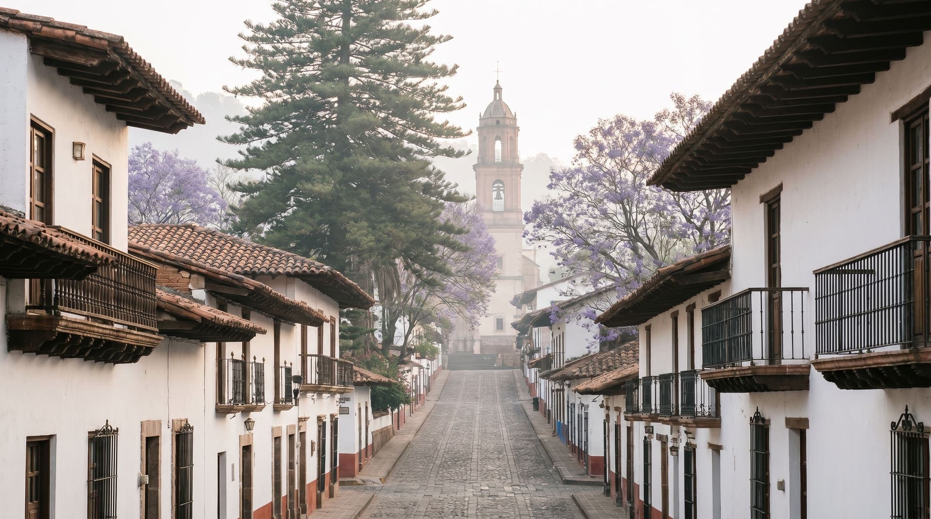 Valle de Bravo, Mexico, editorial landmark