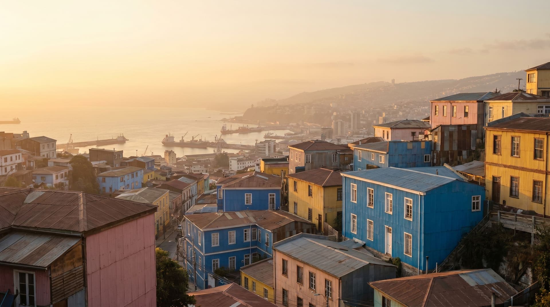 Valparaíso, Chile, editorial landmark