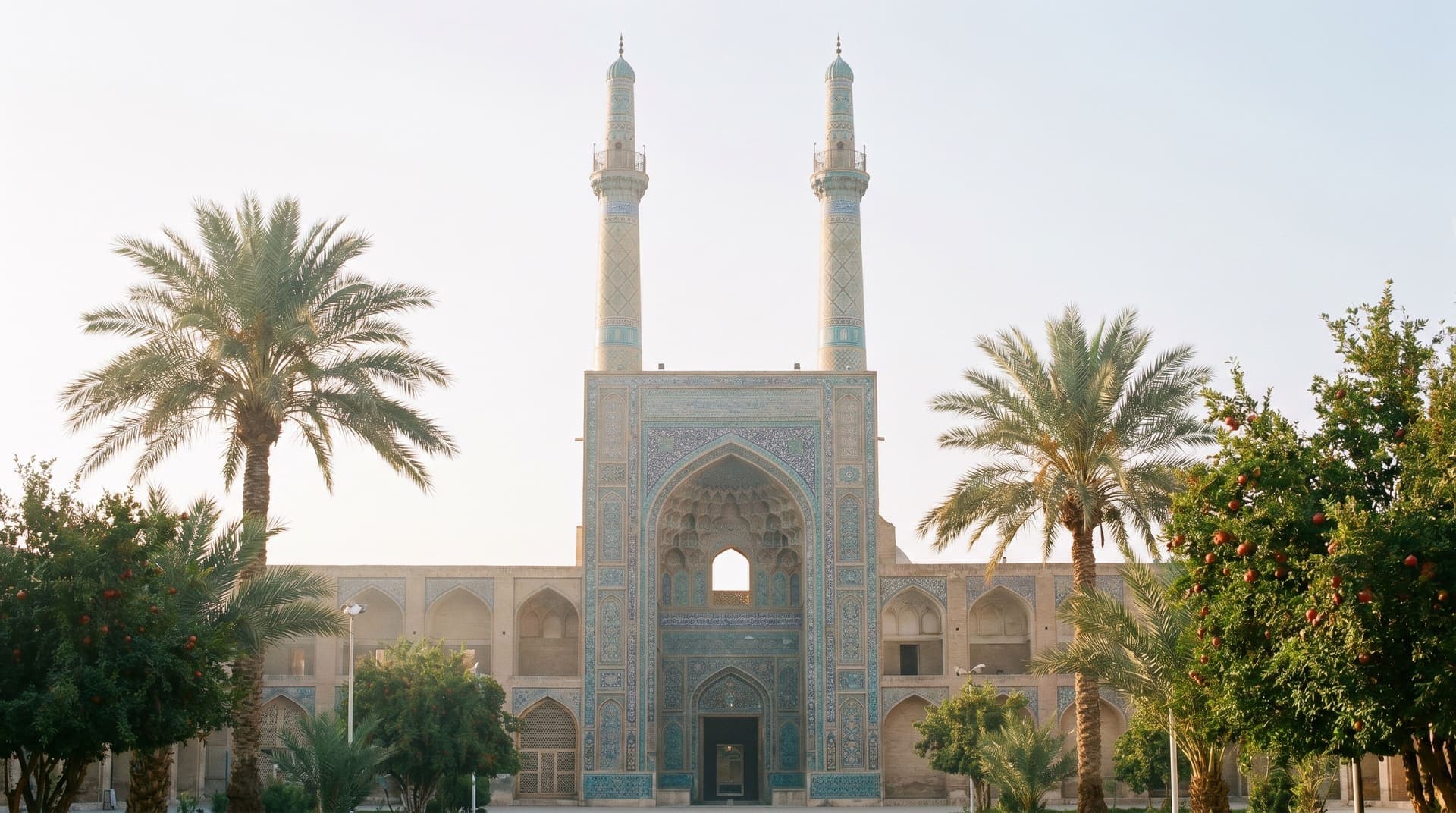 Yazd, Iran, editorial landmark