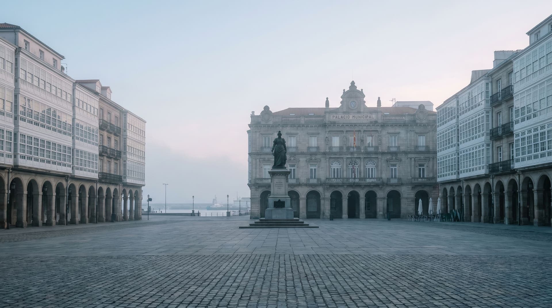 A Coruña, Spain, editorial landmark