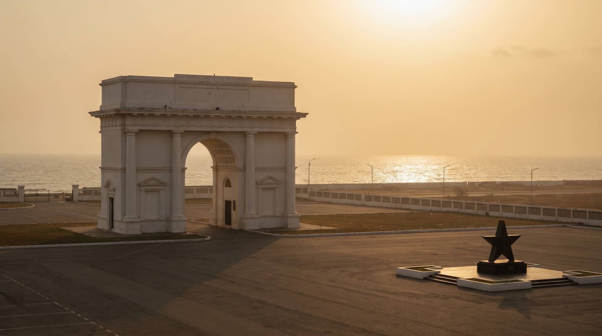 Accra, Ghana, editorial landmark