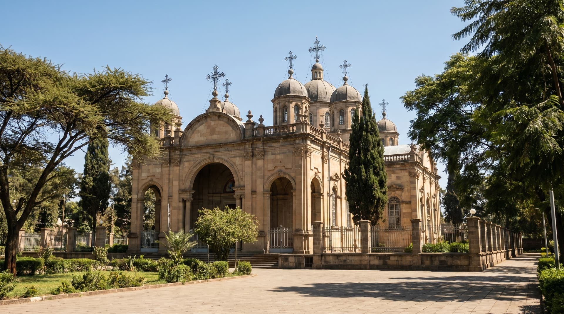 Addis Ababa, Ethiopia, editorial landmark