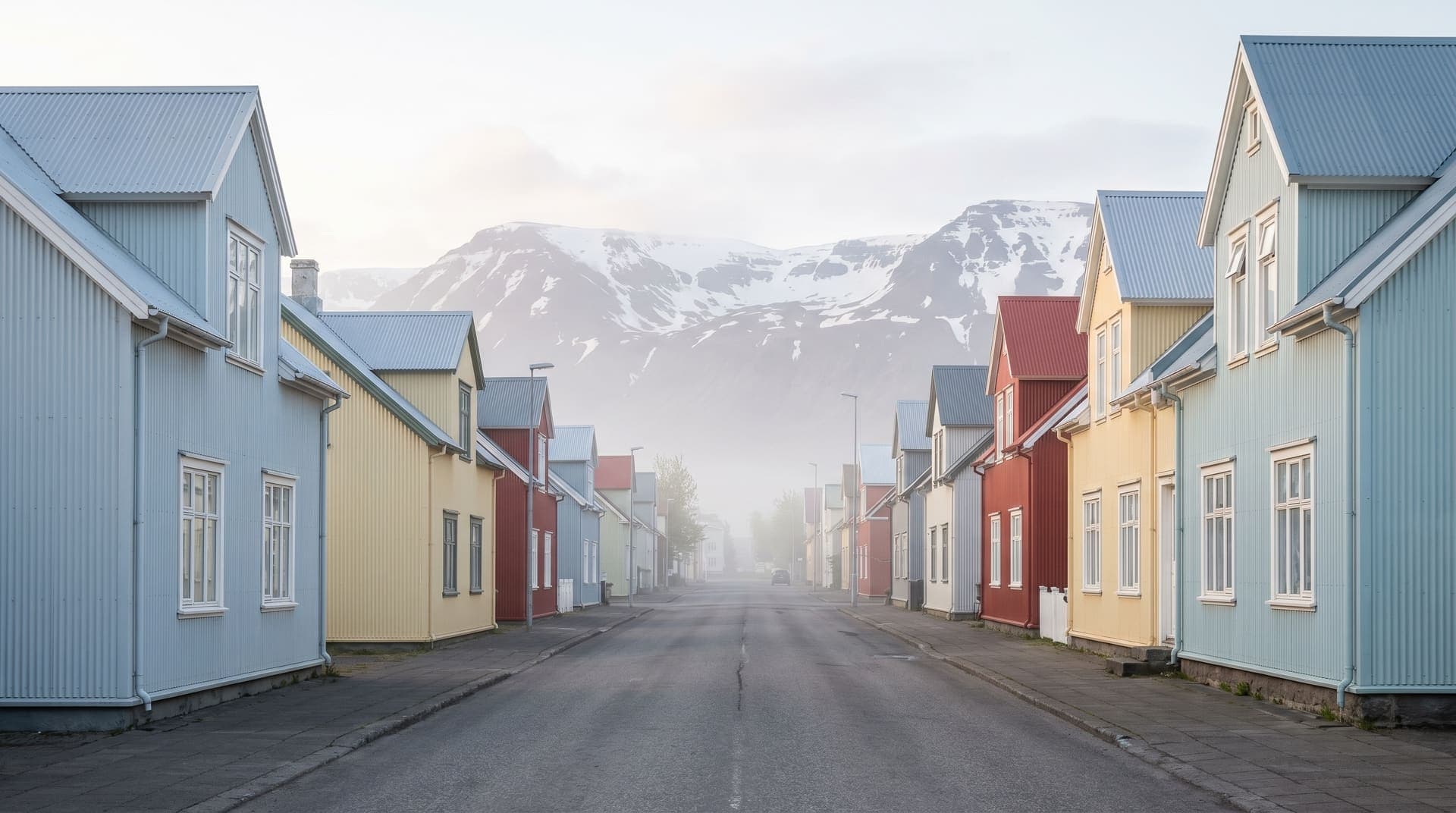 Akureyri, Iceland, editorial landmark