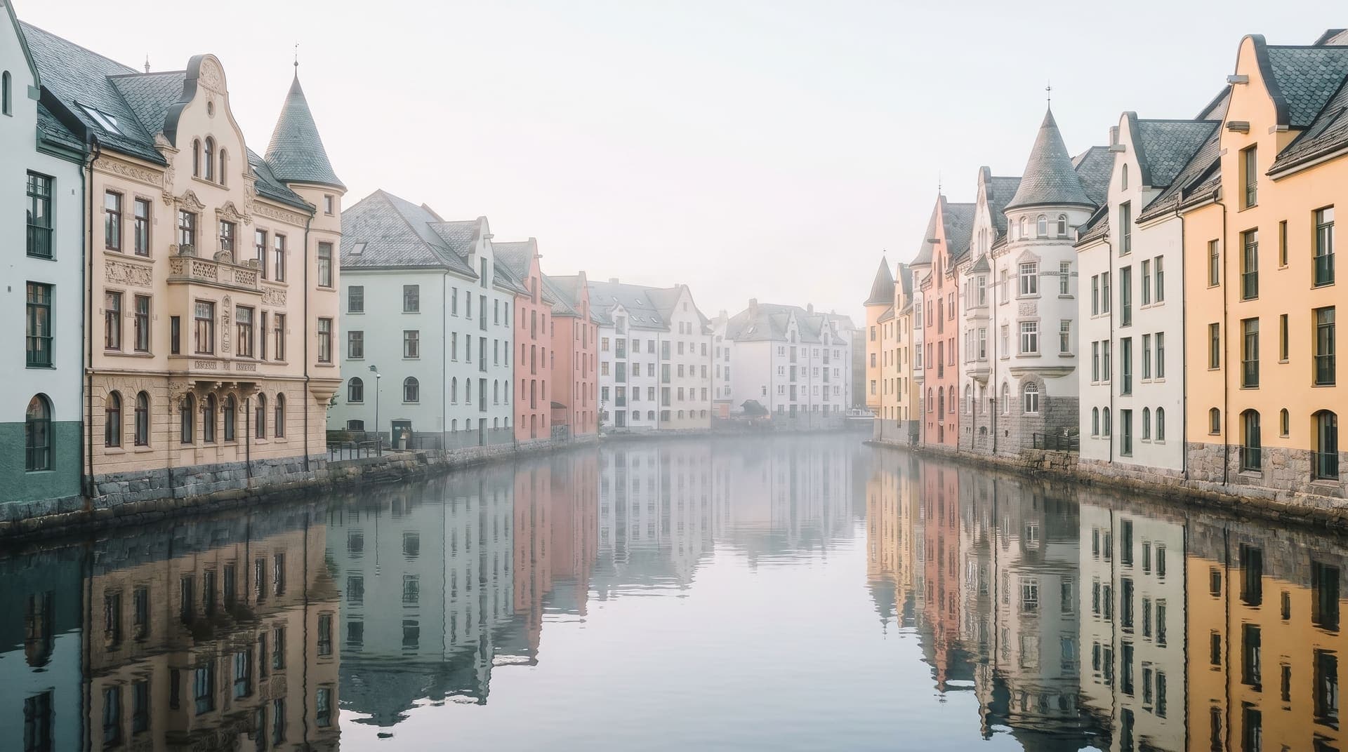 Alesund, Norway, editorial landmark