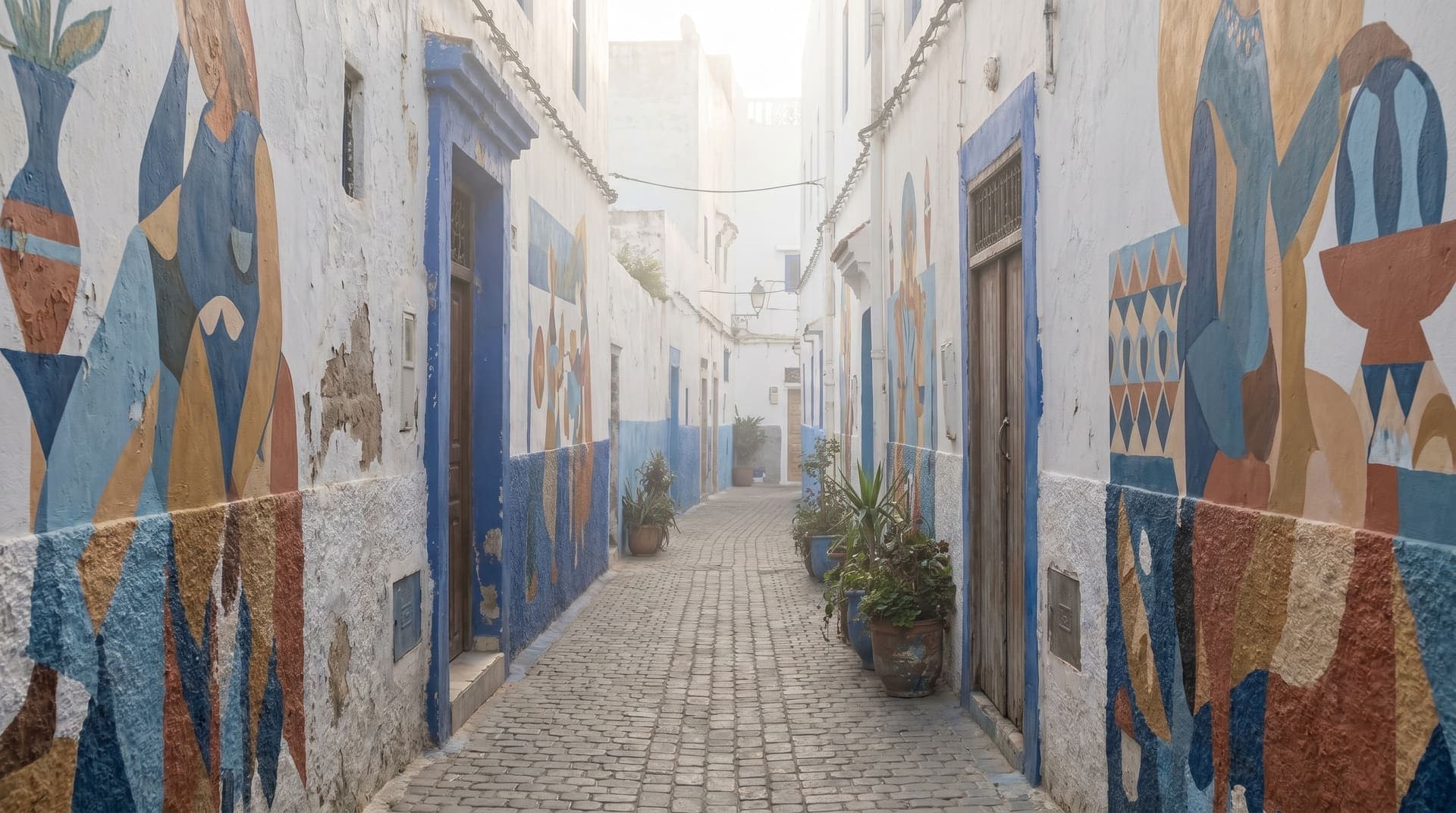 Asilah, Morocco, editorial landmark