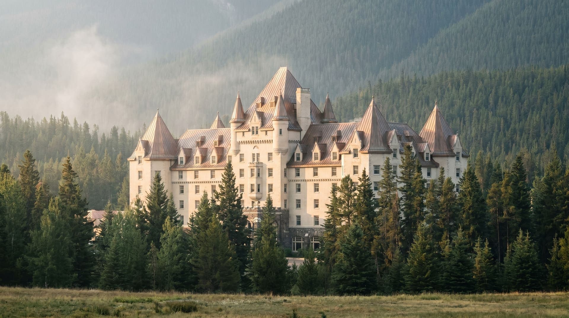 Banff, Canada, editorial landmark