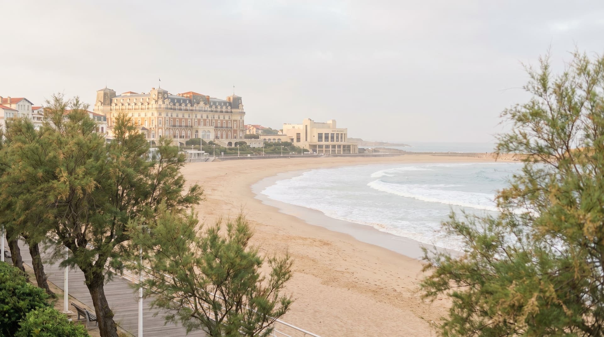 Biarritz, France, editorial landmark