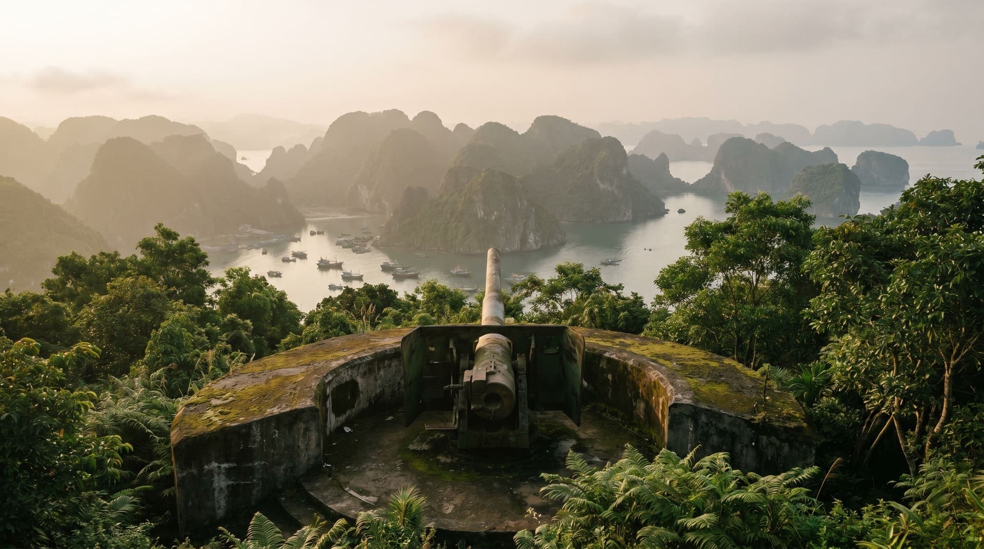 Cat Ba Island, Vietnam, editorial landmark