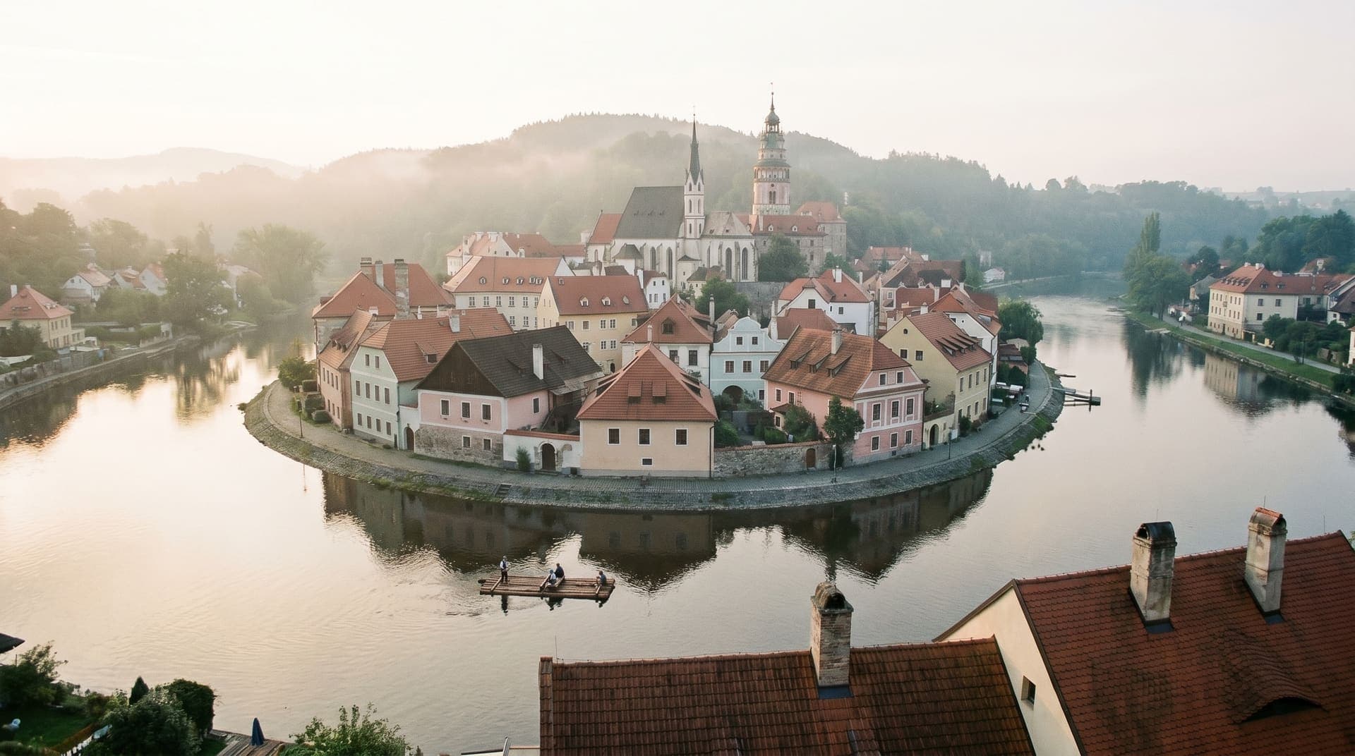 Cesky Krumlov, Czechia, editorial landmark