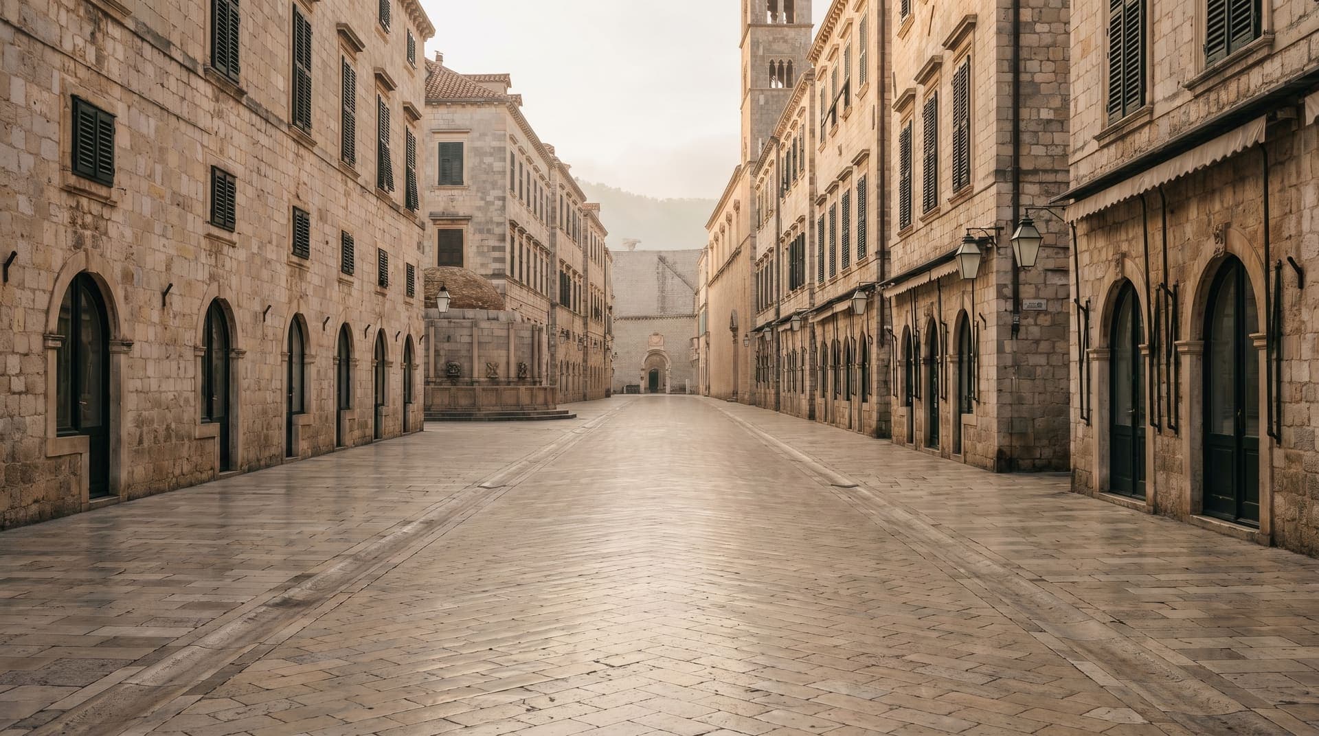 Dubrovnik, Croatia, editorial landmark