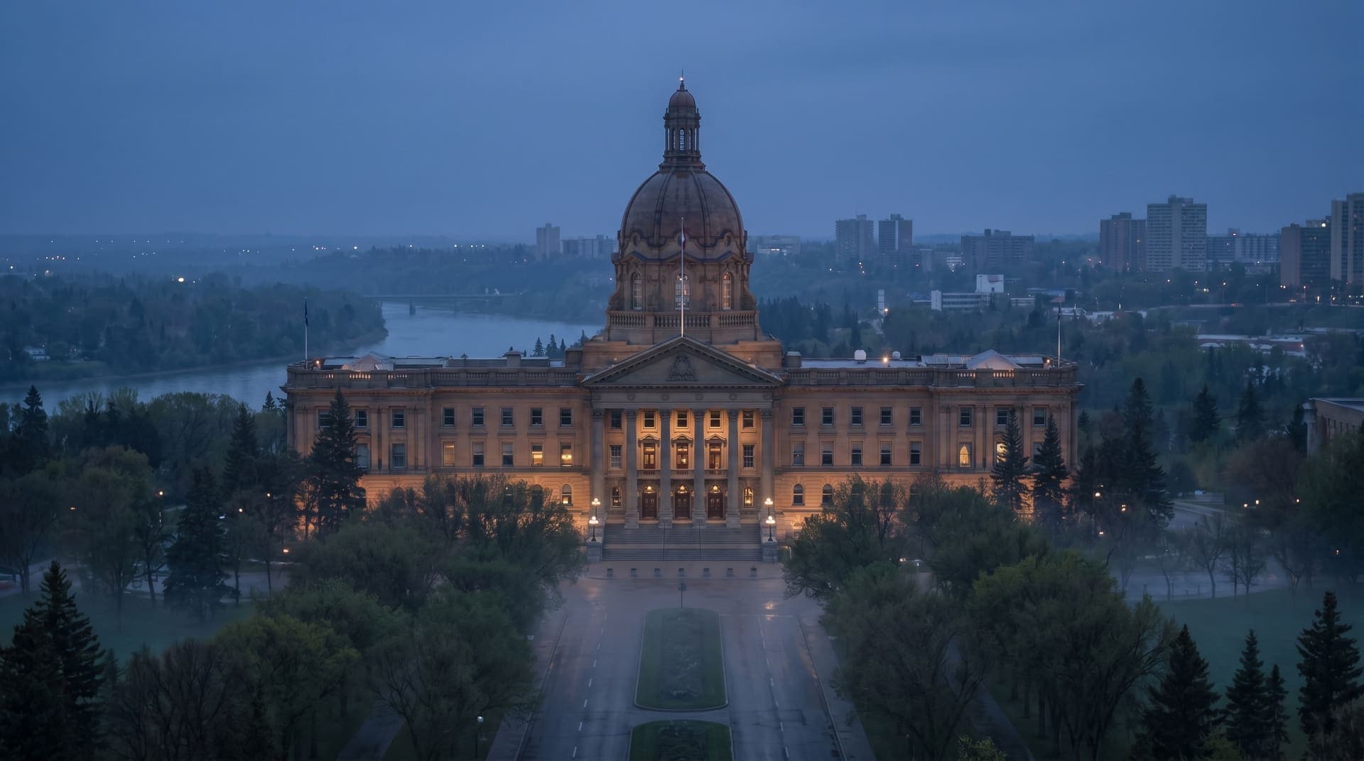 Edmonton, Canada, editorial landmark