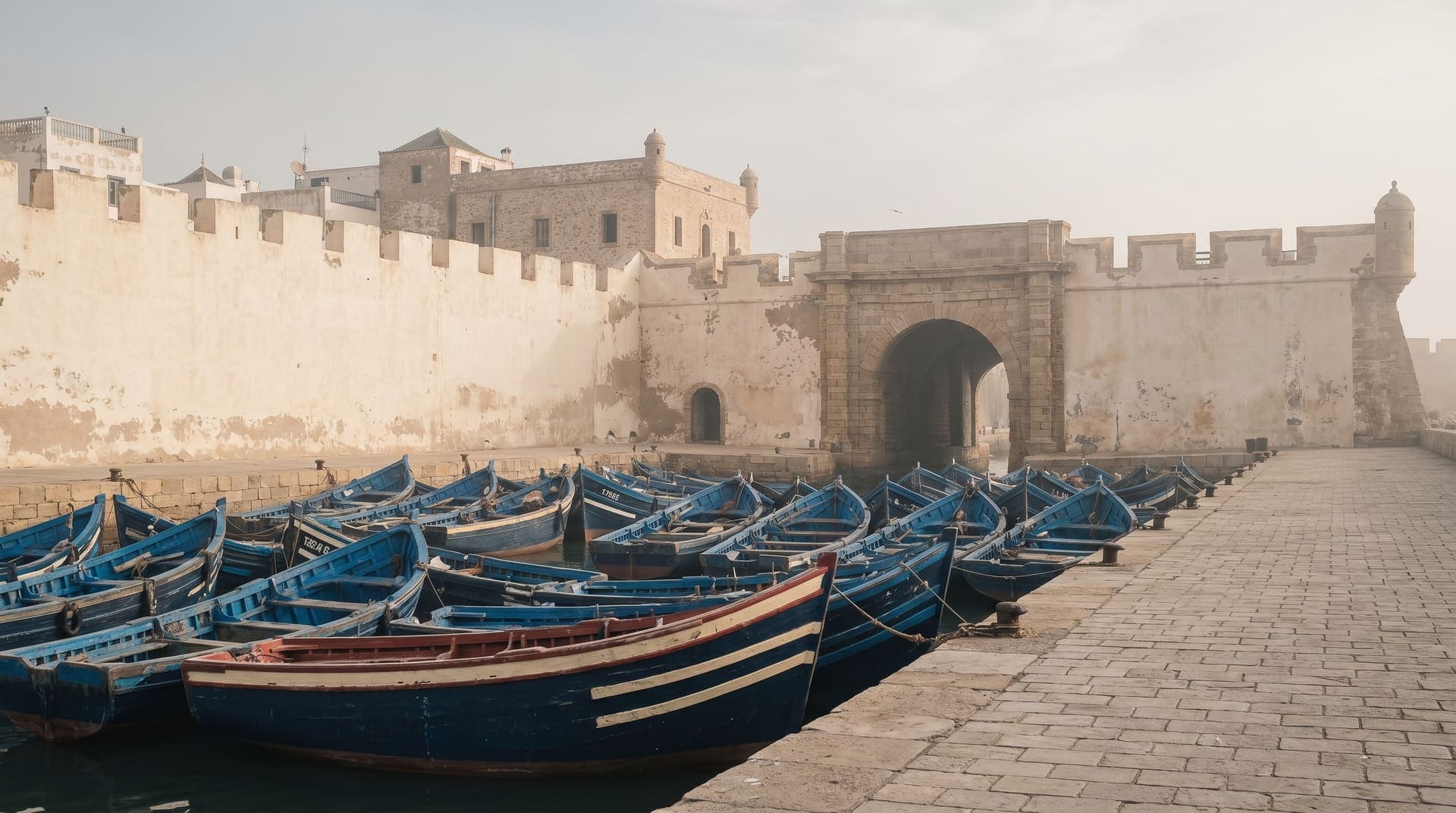 Essaouira, Morocco, editorial landmark
