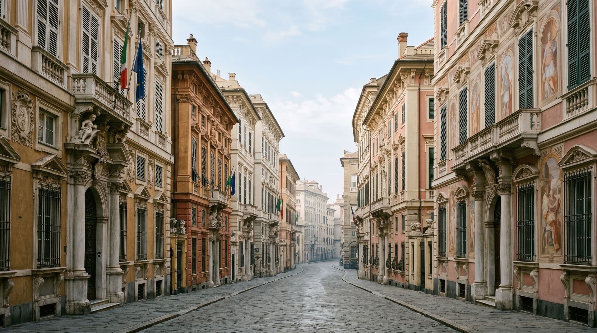 Genoa, Italy, editorial landmark