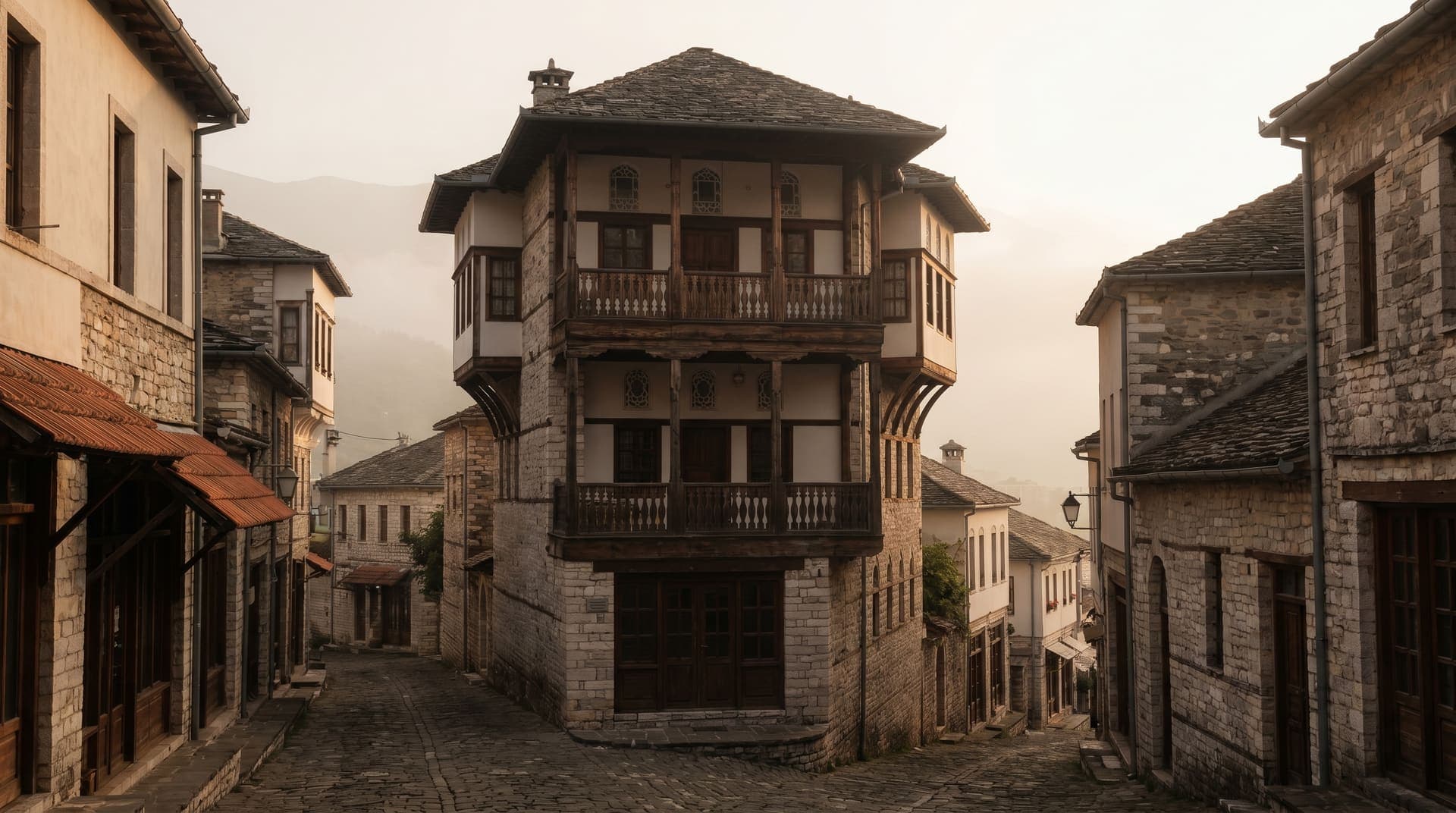 Gjirokaster, Albania, editorial landmark