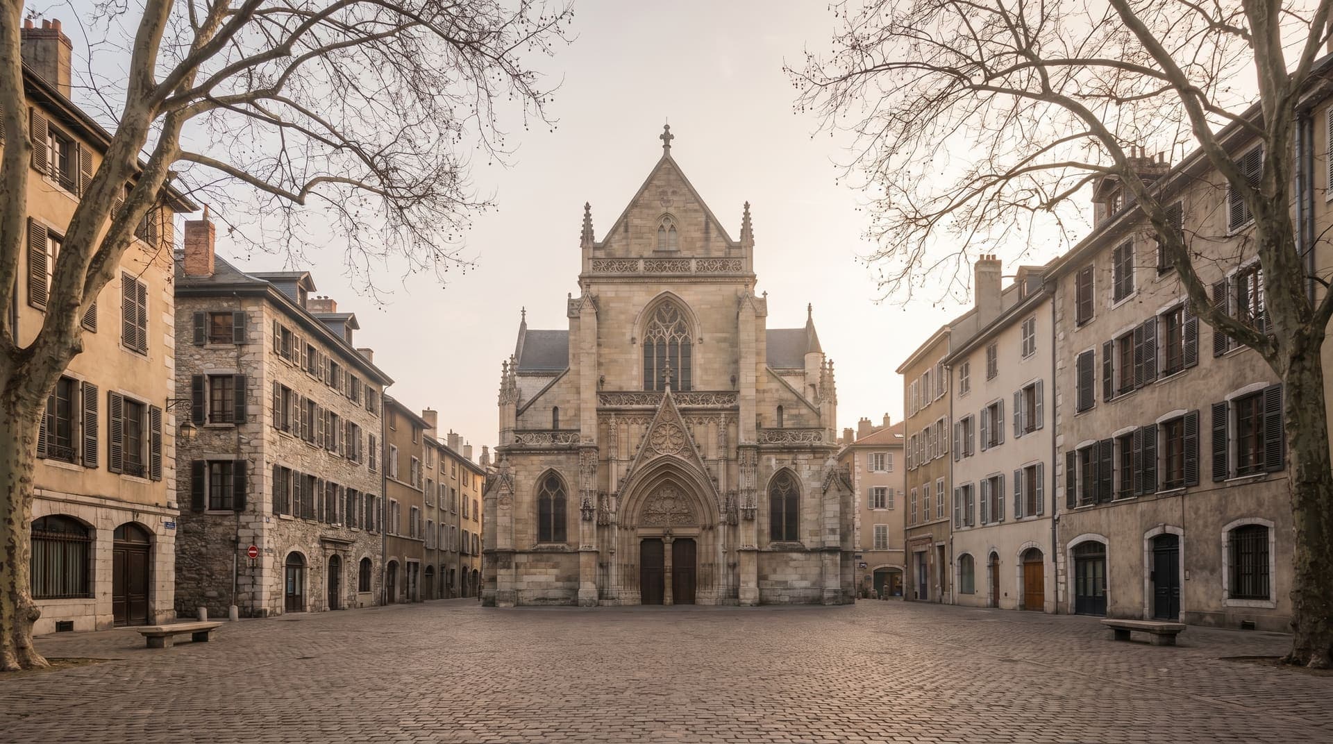 Grenoble, France, editorial landmark