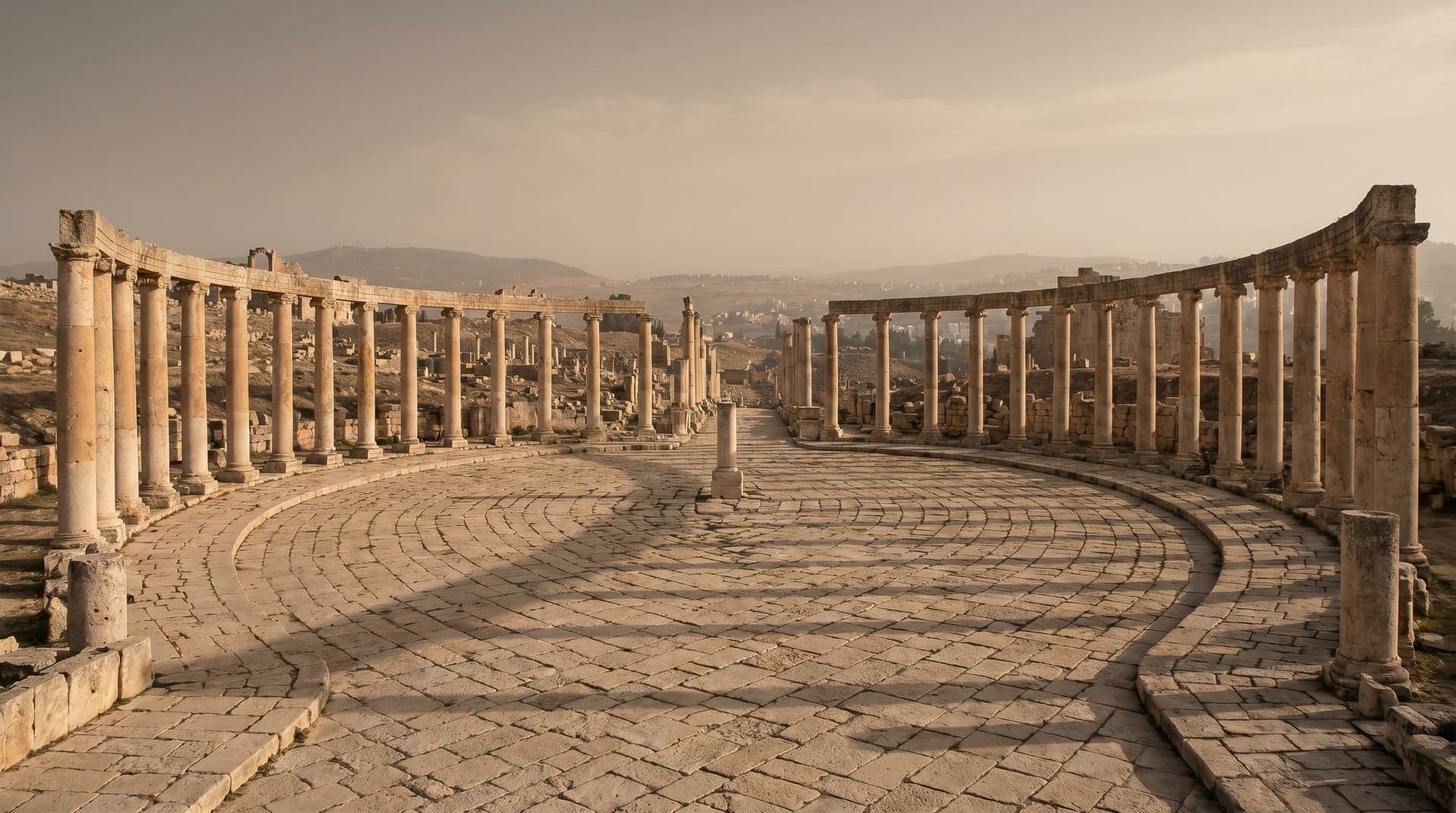 Jerash, Jordan, editorial landmark