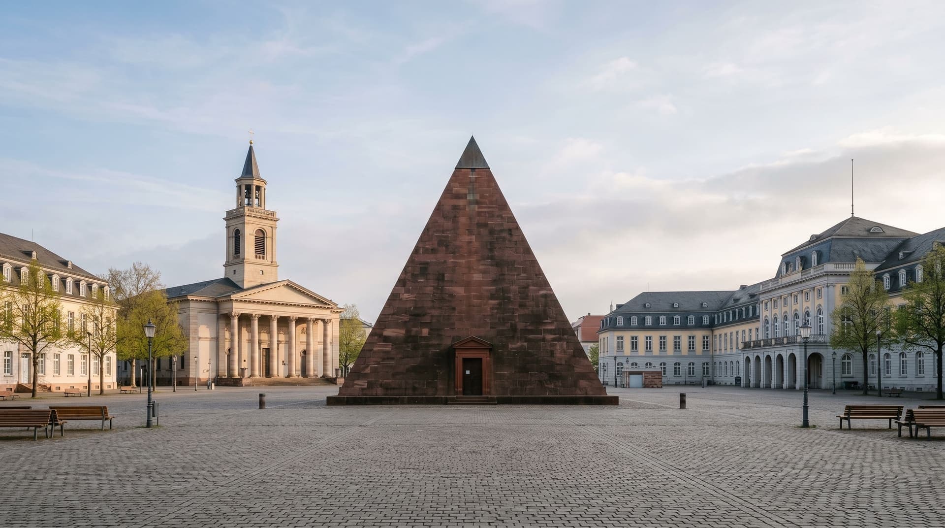 Karlsruhe, Germany, editorial landmark
