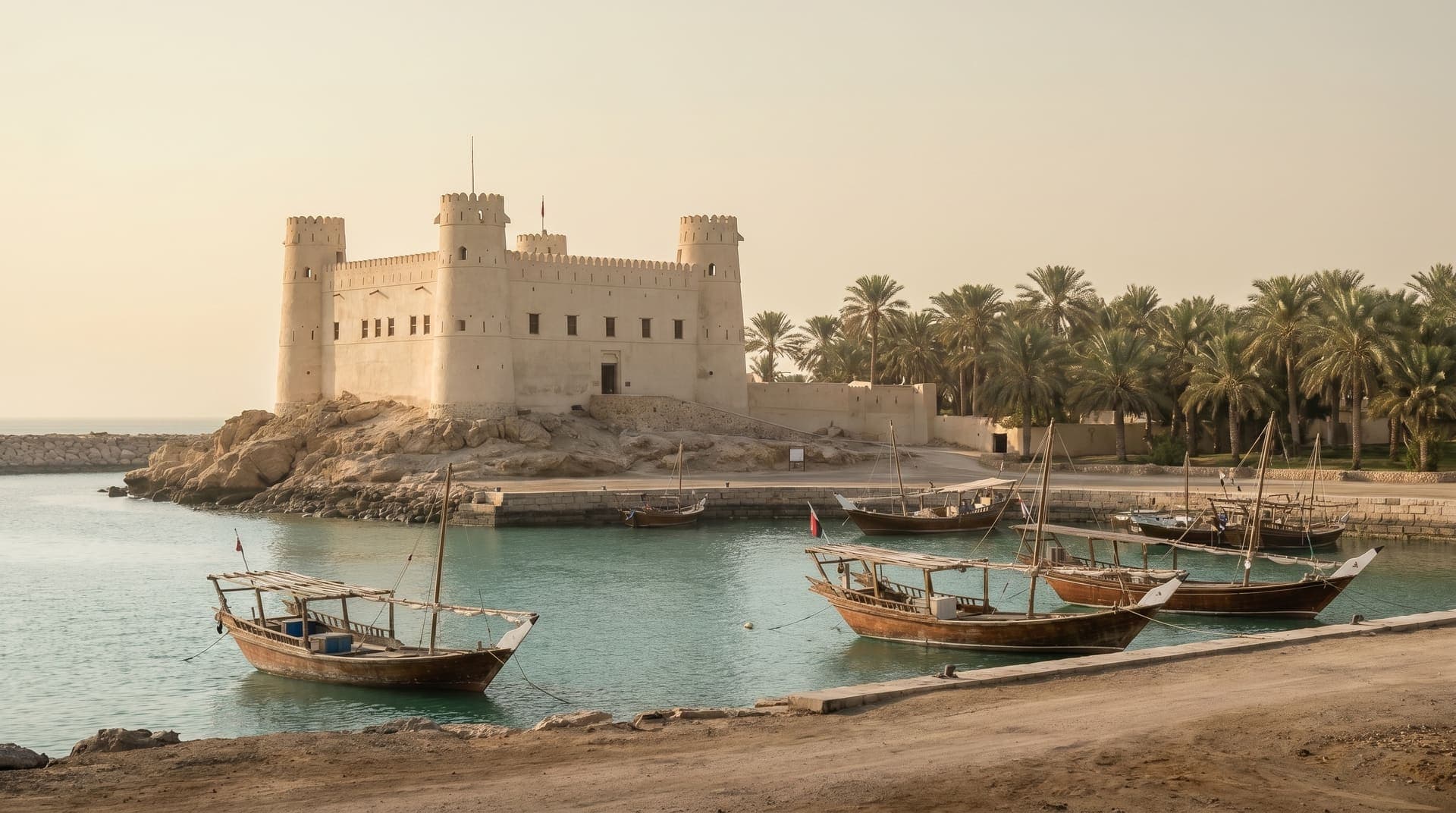 Khasab, Oman, editorial landmark