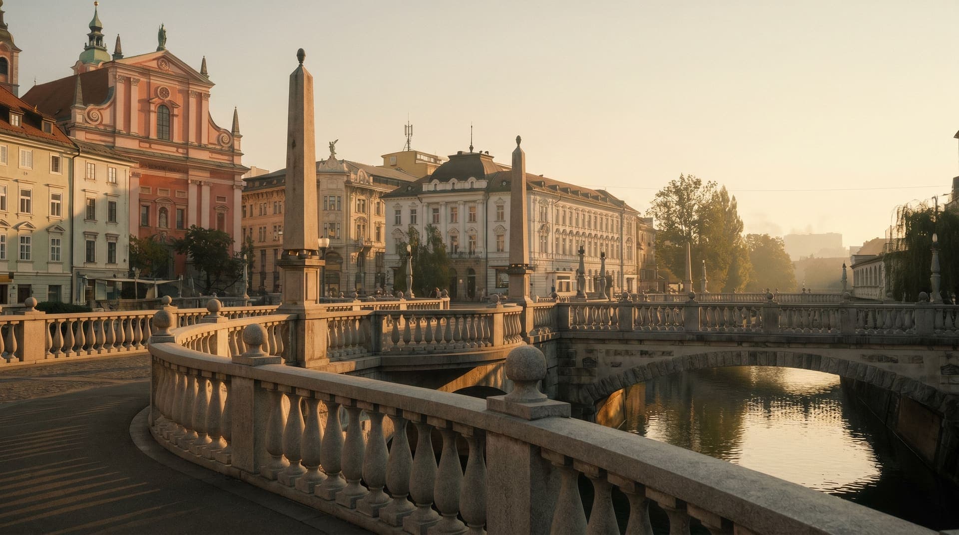 Ljubljana, Slovenia, editorial landmark