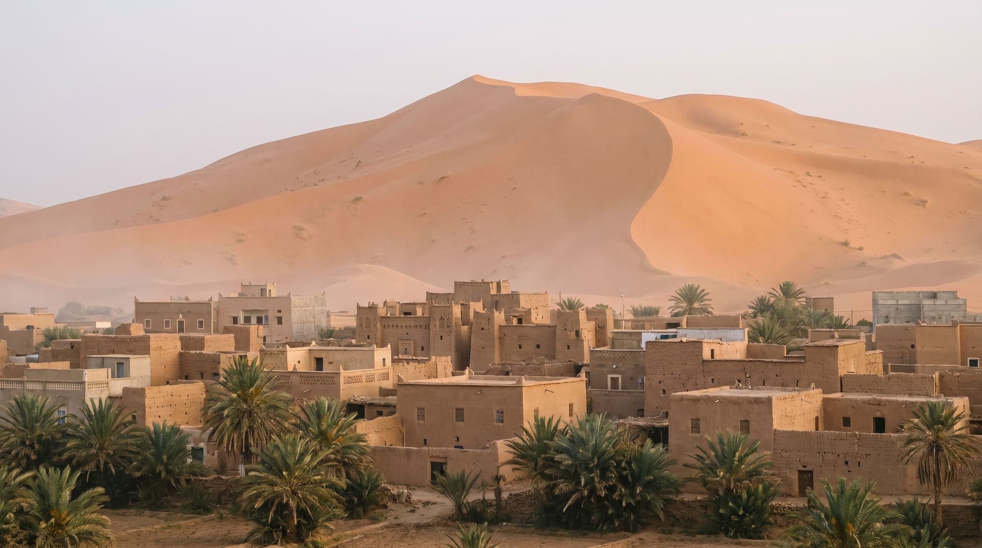 Merzouga, Morocco, editorial landmark