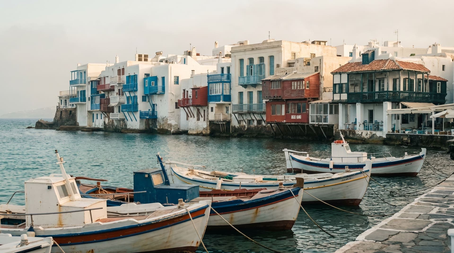 Mykonos, Greece, editorial landmark