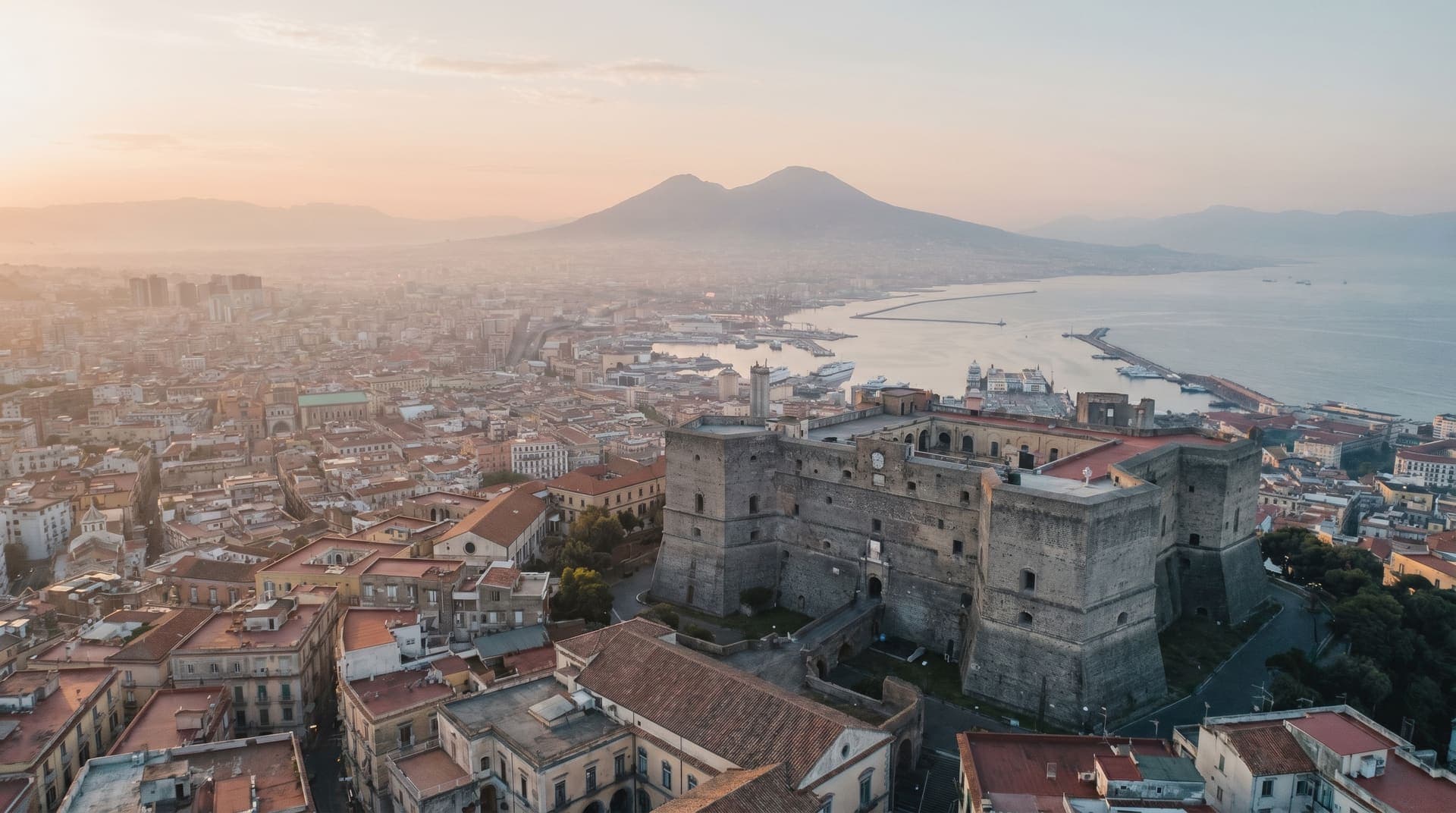 Naples, Italy, editorial landmark