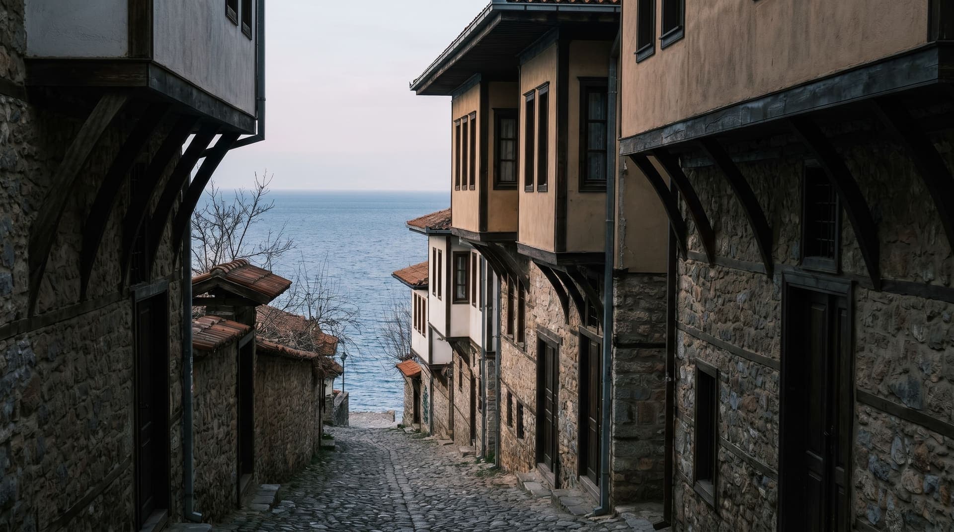 Ohrid, North Macedonia, editorial landmark