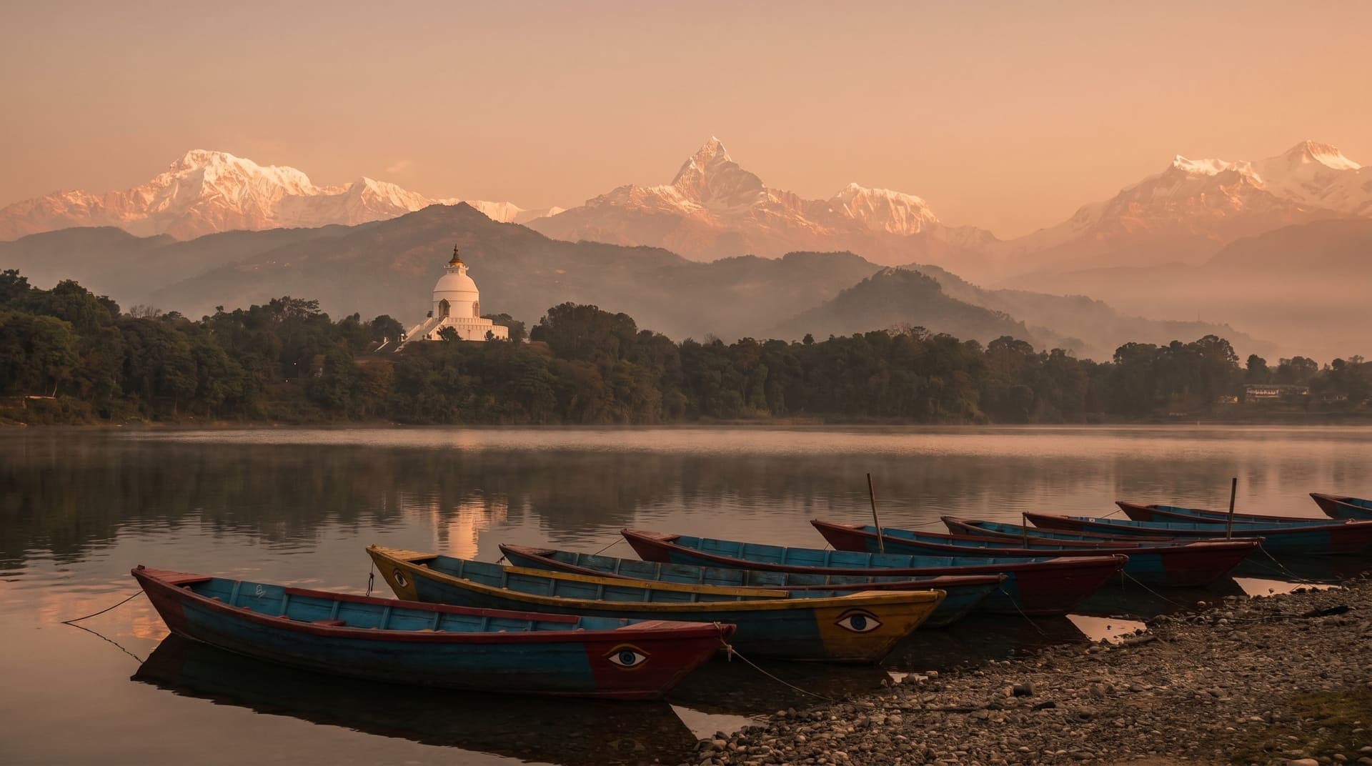 Pokhara, Nepal, editorial landmark