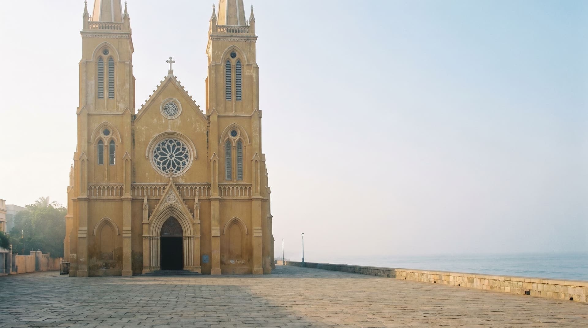 Pondicherry, India, editorial landmark