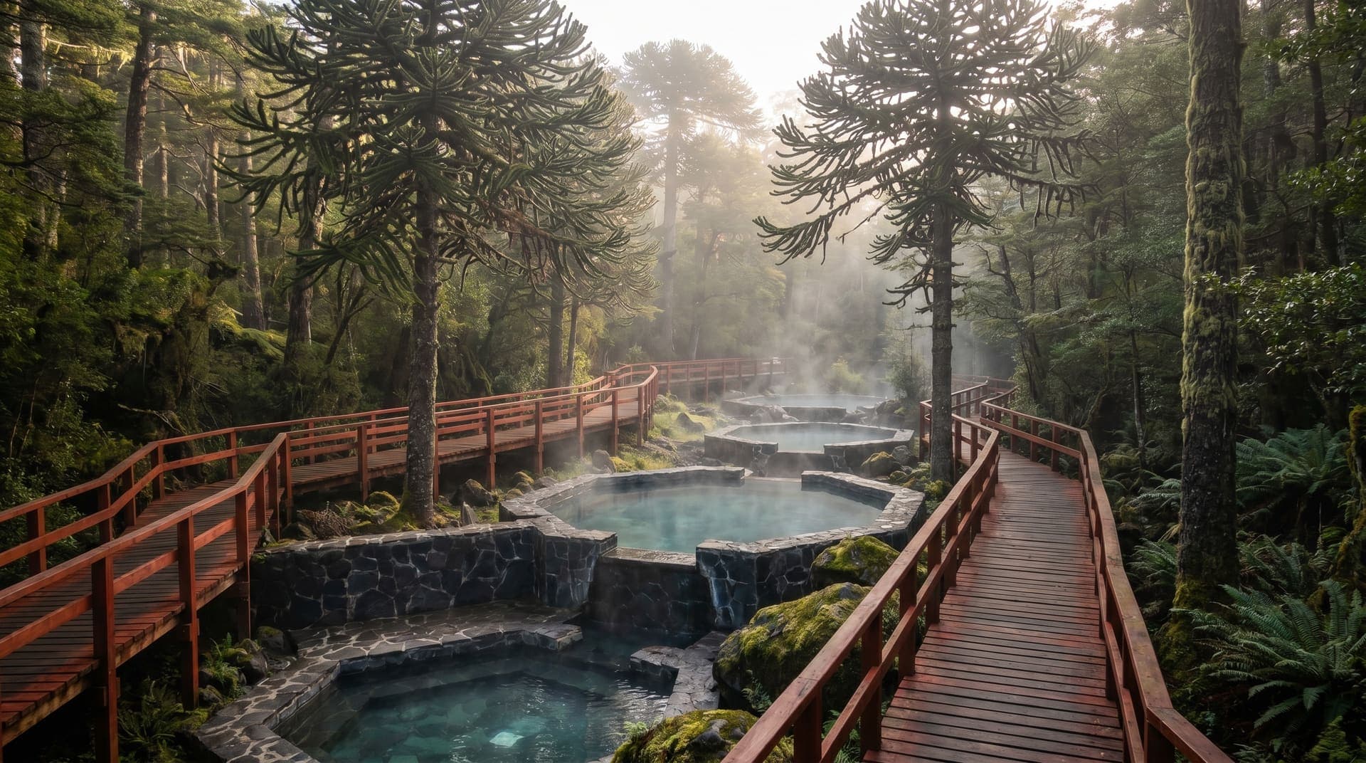 Pucon, Chile, editorial landmark