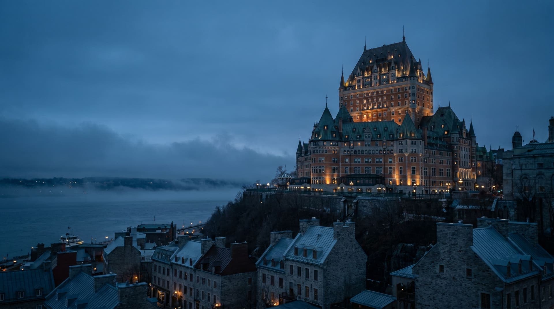 Quebec City, Canada, editorial landmark