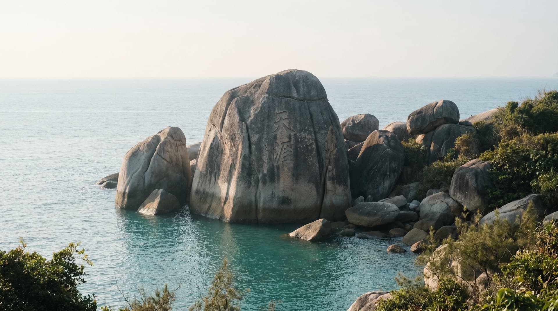 Sanya, China, editorial landmark
