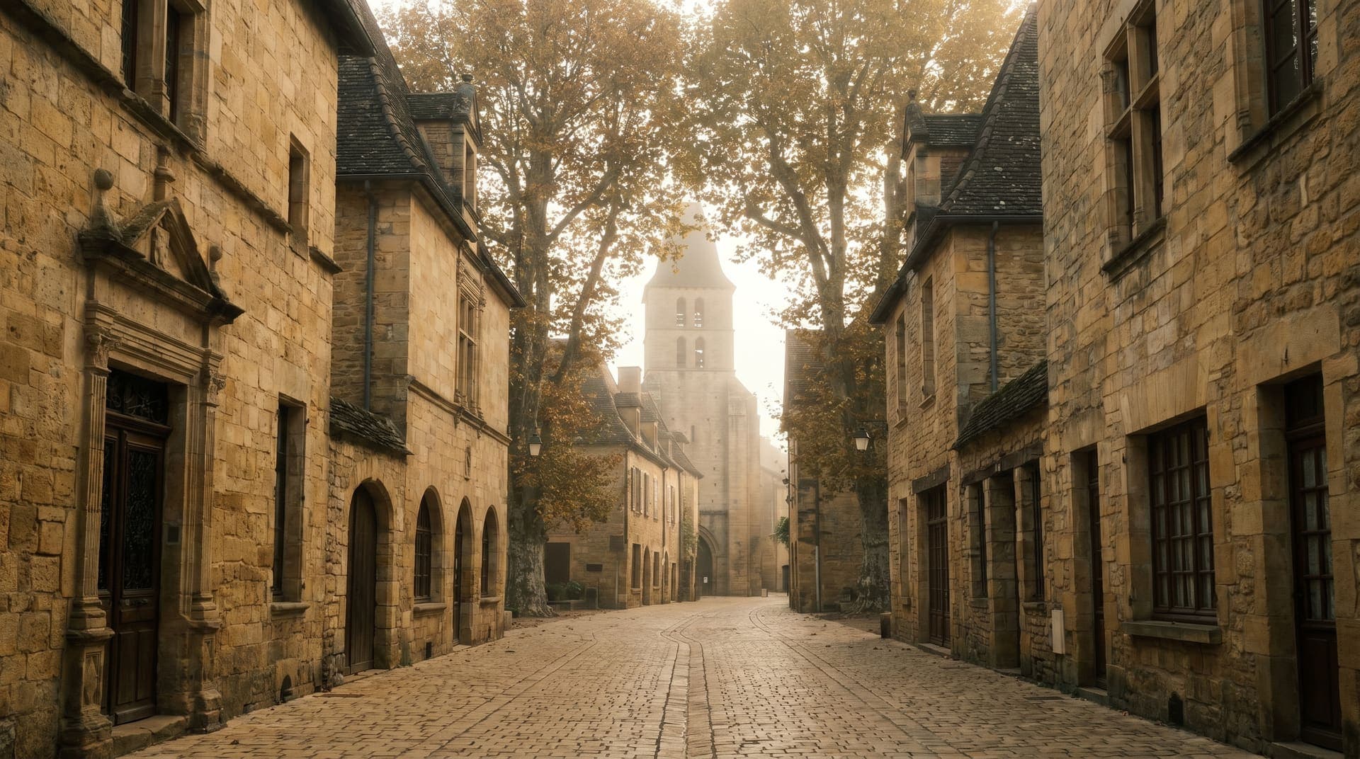 Sarlat-la-Caneda, France, editorial landmark