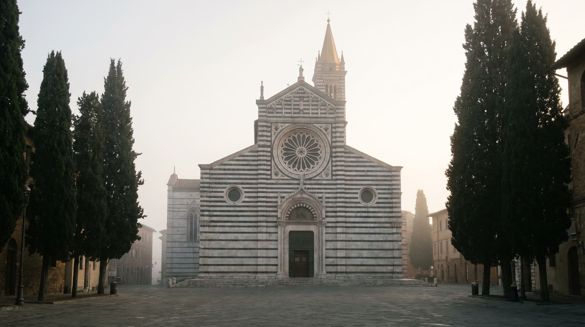 Siena, Italy, editorial landmark
