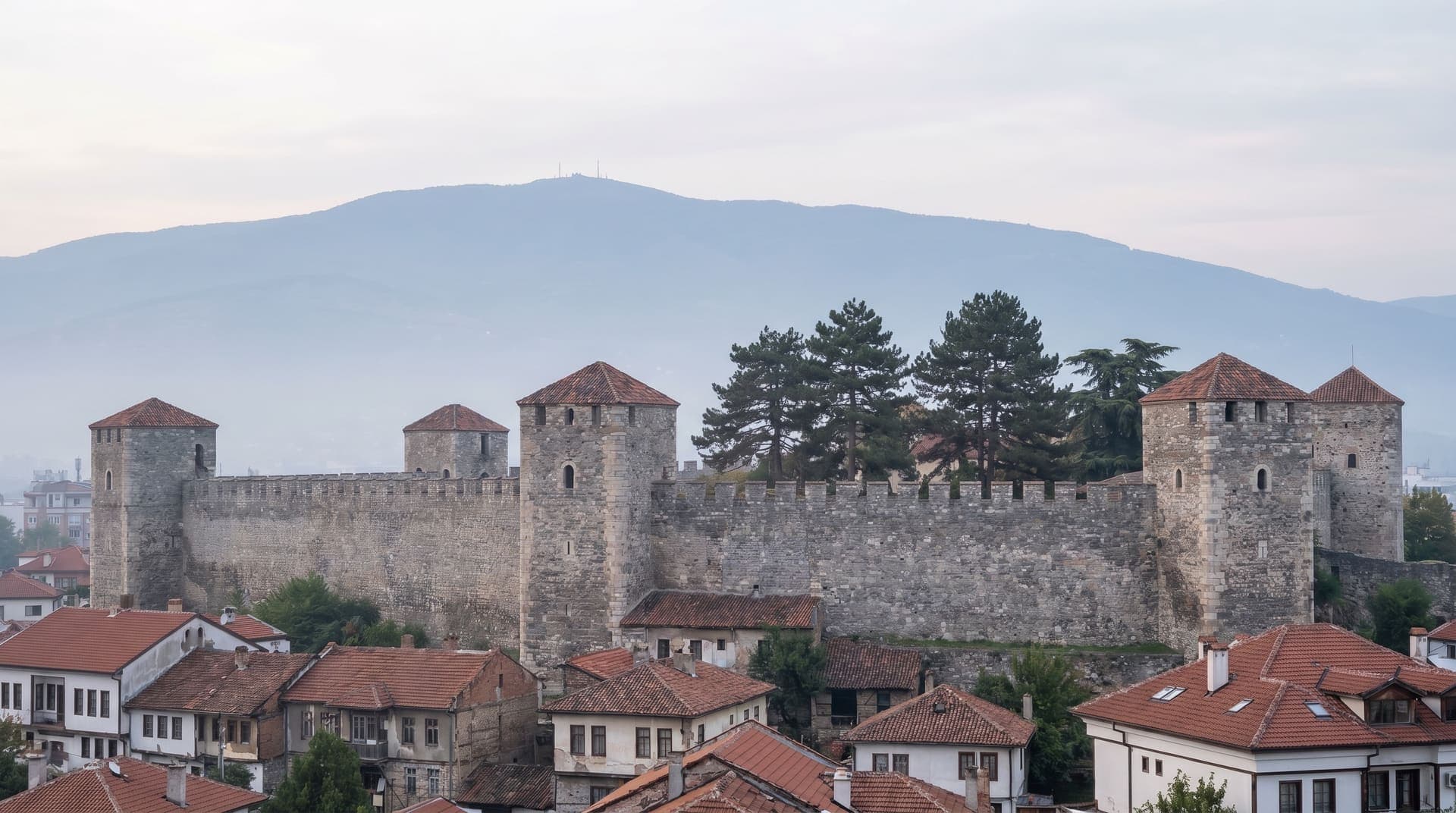 Skopje, North Macedonia, editorial landmark