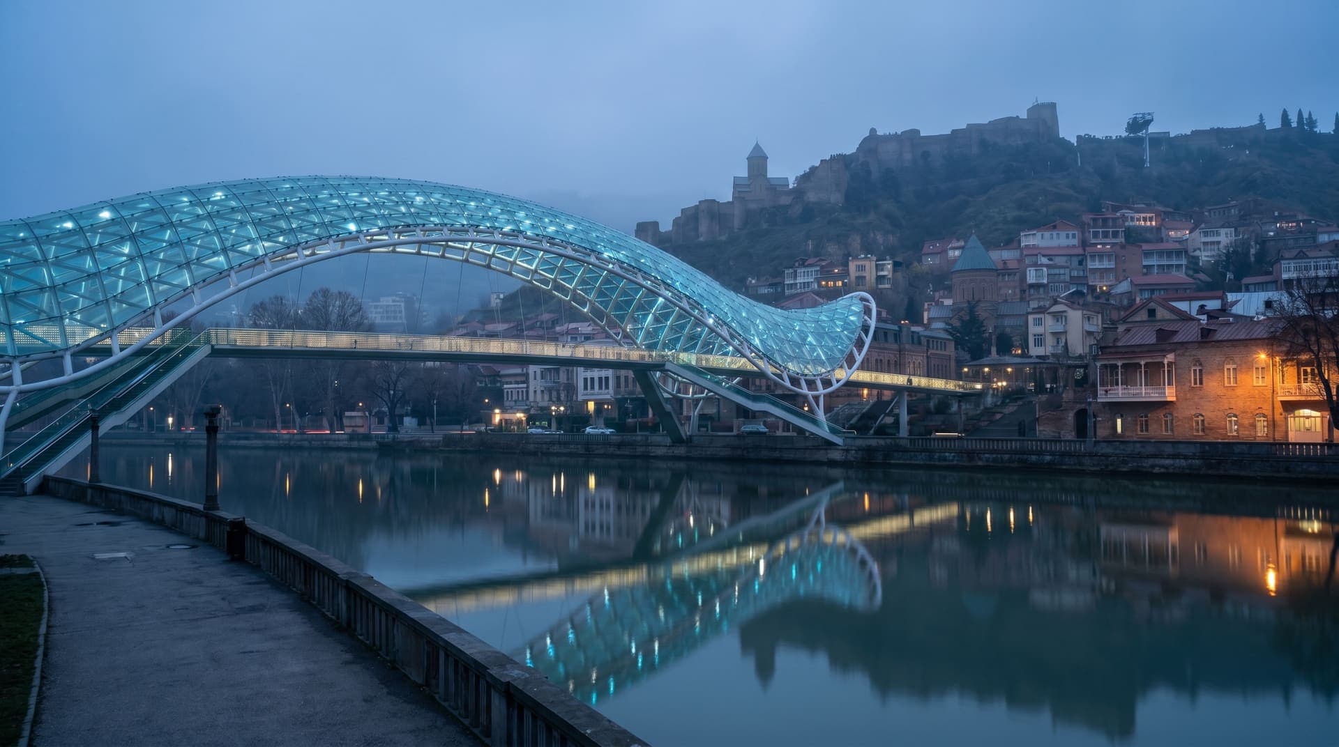 Tbilisi, Georgia, editorial landmark