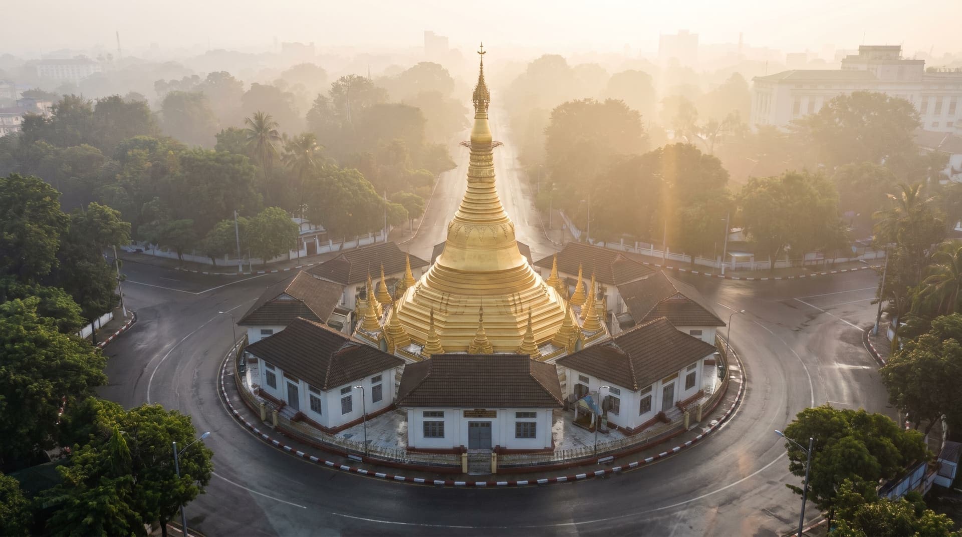 Yangon, Myanmar, editorial landmark