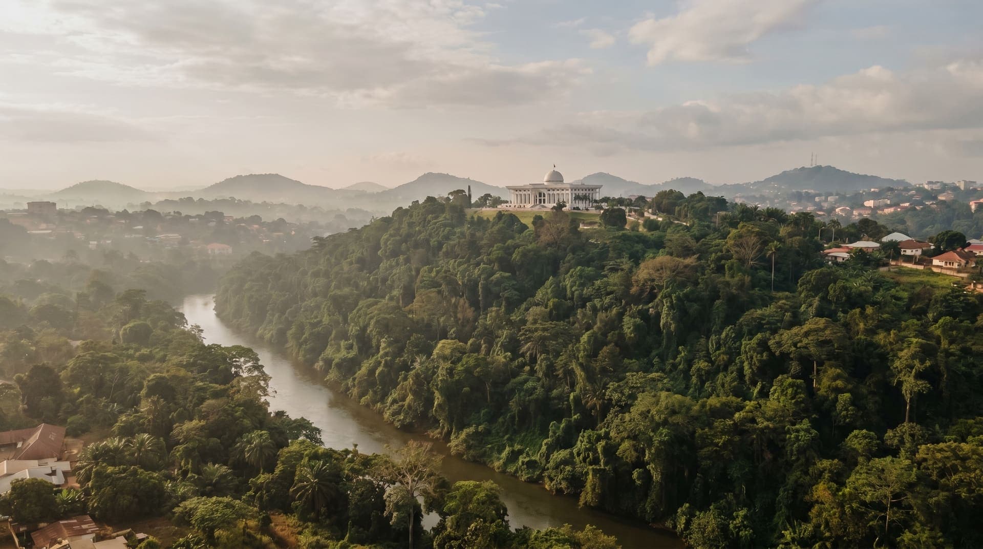 Yaounde, Cameroon, editorial landmark