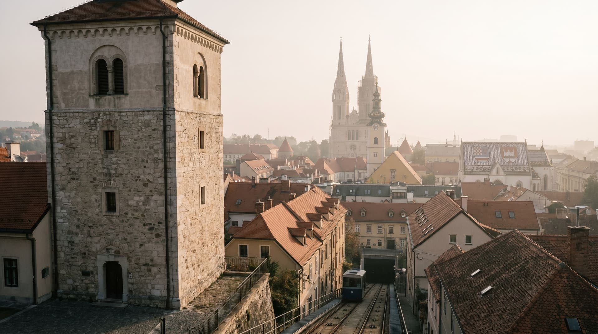 Zagreb, Croatia, editorial landmark